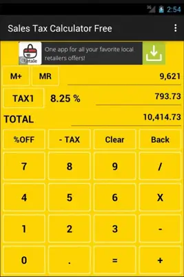 Sales Tax Calculator Free android App screenshot 11