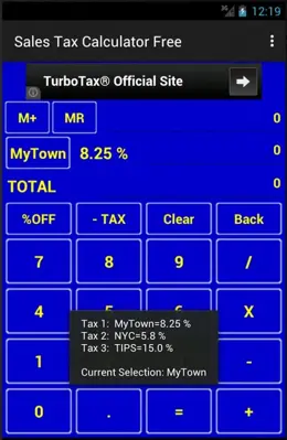 Sales Tax Calculator Free android App screenshot 5